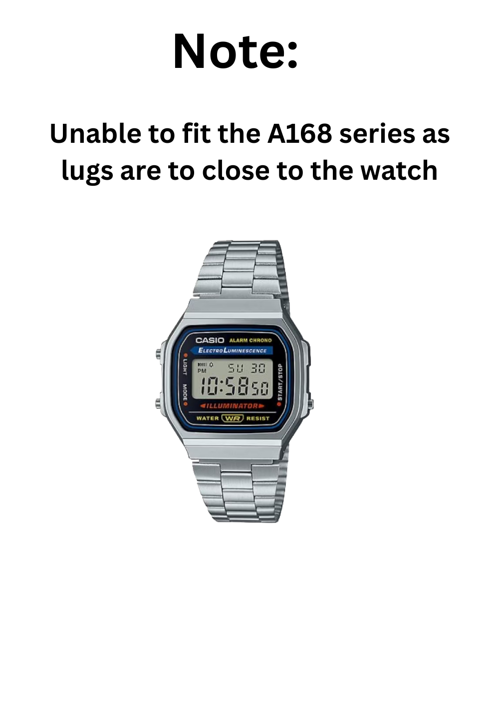 Woven Canvas for Casio F-91w, A159 20-18mm