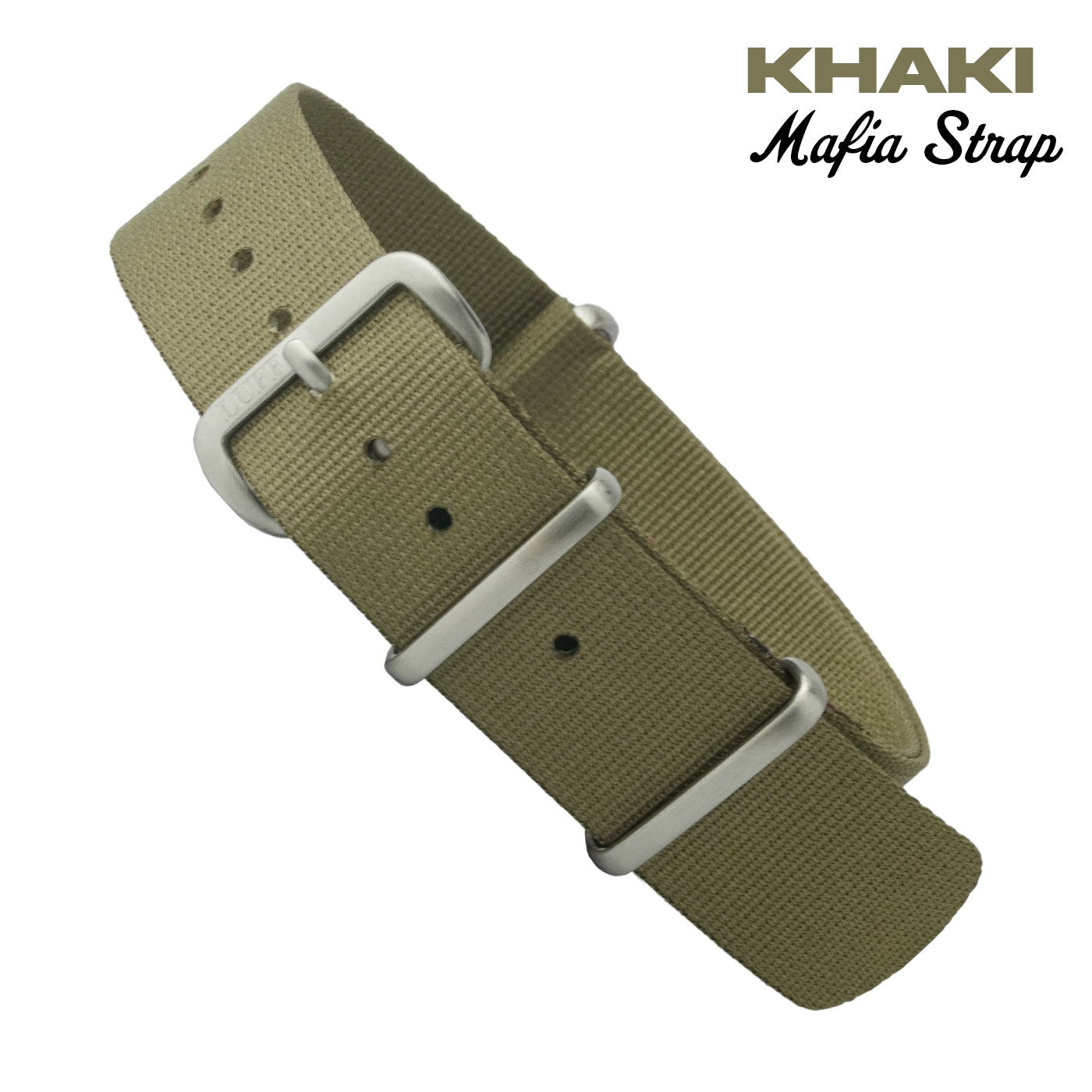 Heat-Welded Plain Color Variant Mafia Strap 18, 20mm