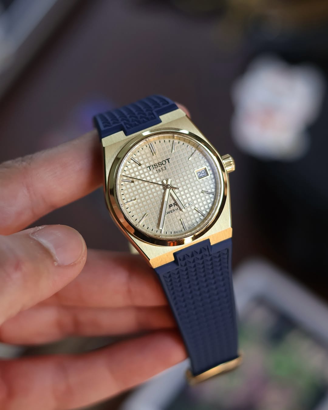 Trinova PRX Tissot FKM Rubber Strap