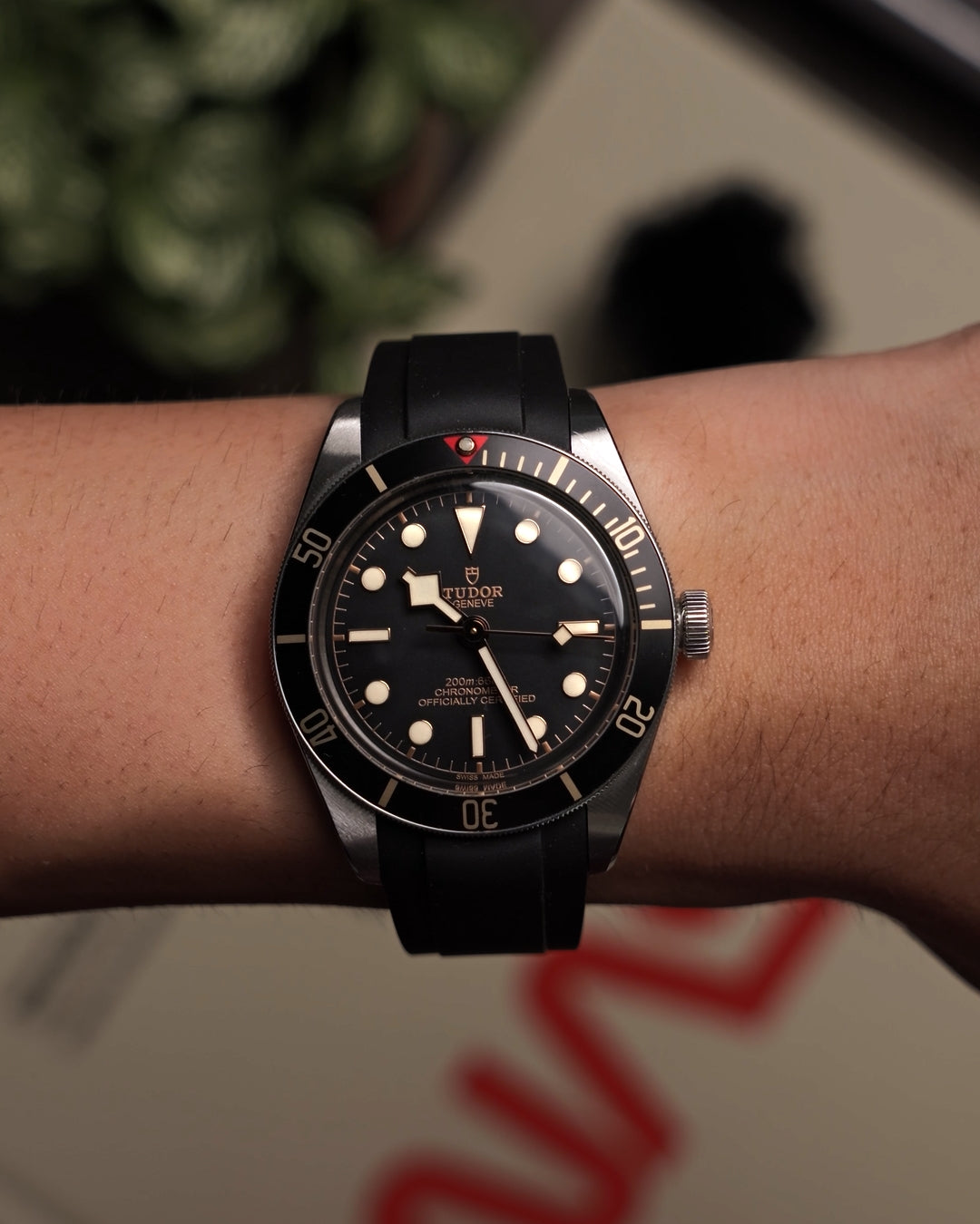 CTS Black Bay 58 FKM rubber strap