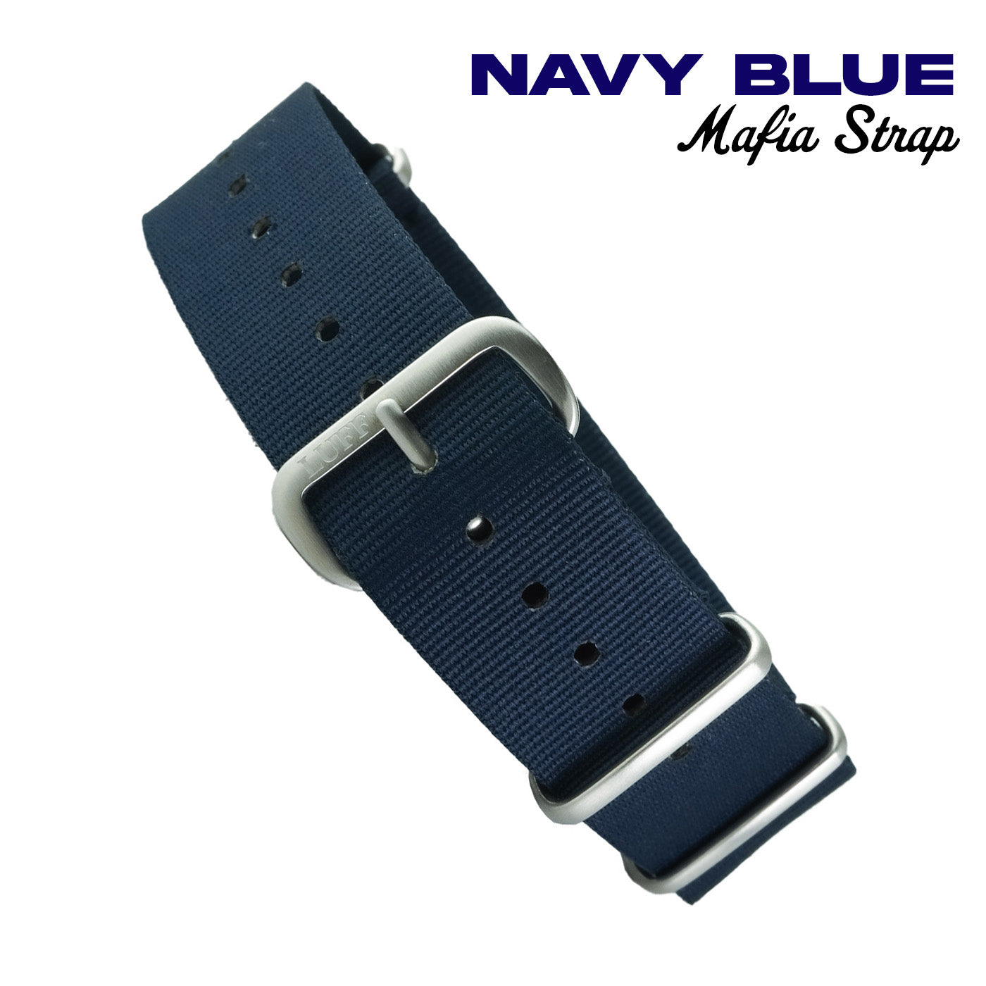 Heat-Welded Plain Color Variant Mafia Strap 18, 20mm