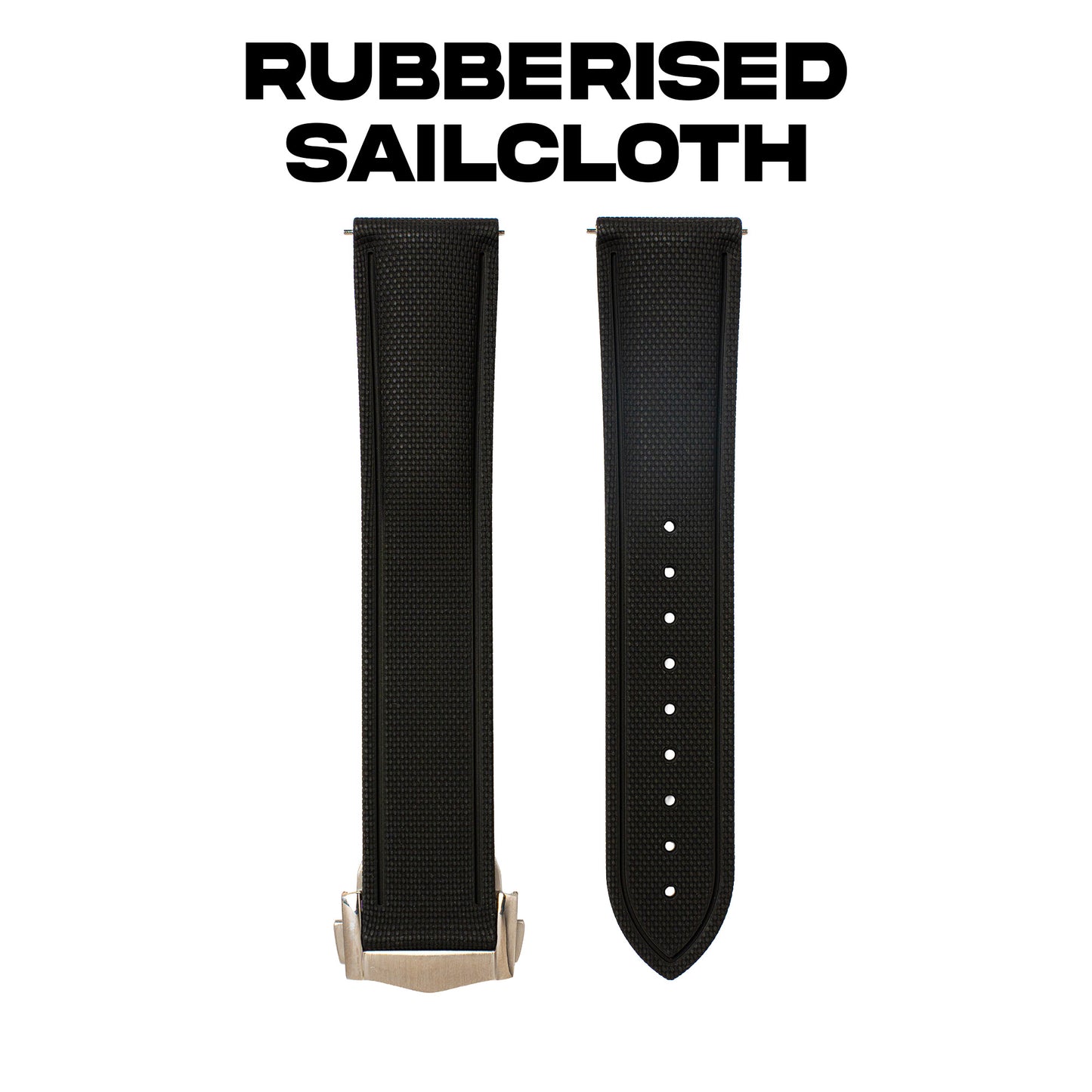 Rubberised Sail Cloth w/ Deployant Clasp