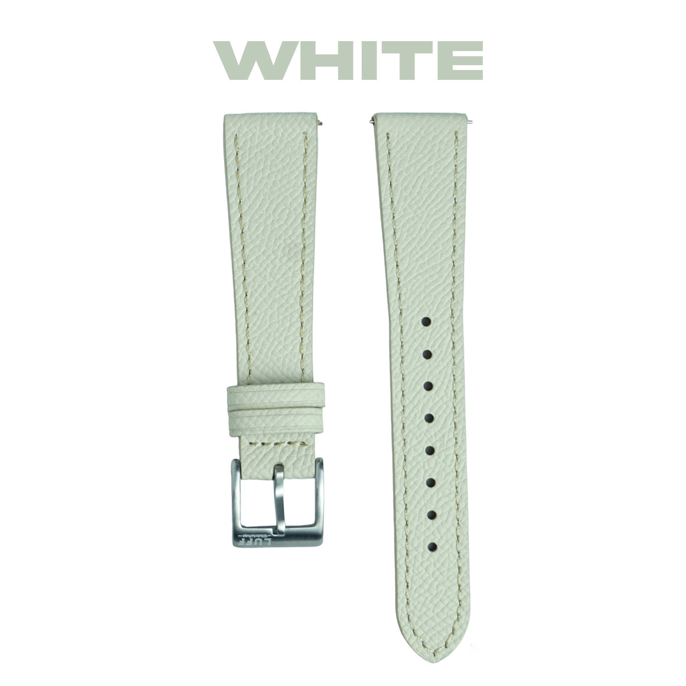 Genuine Italian Epsom Leather Strap