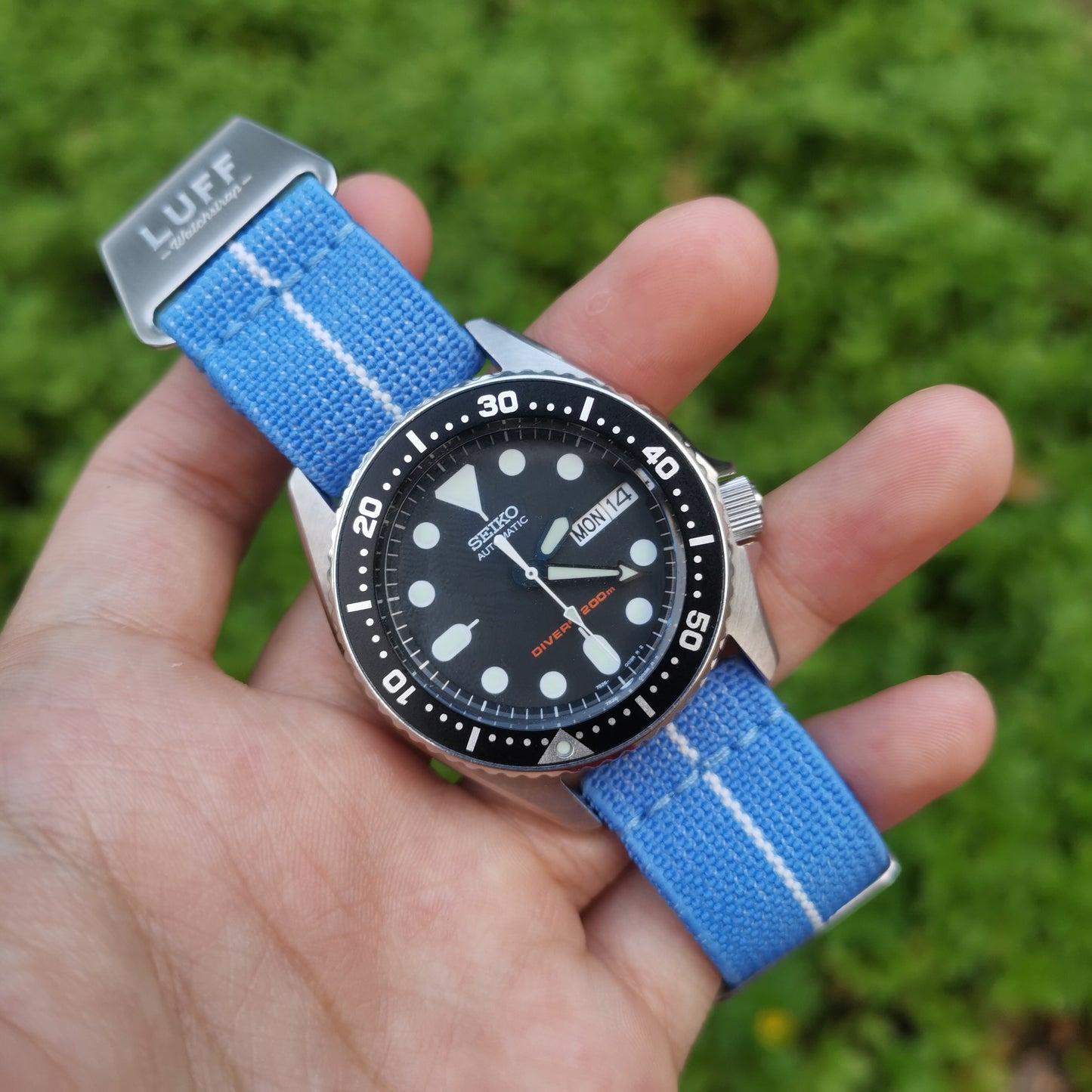 Light blue with white stripes - Elastico (2125430685747)