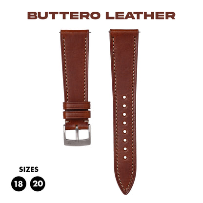 Buttero Leather Strap - Monarch Label
