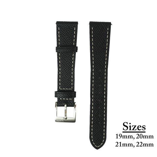 Black Epsom Leather Strap (6901674573911)