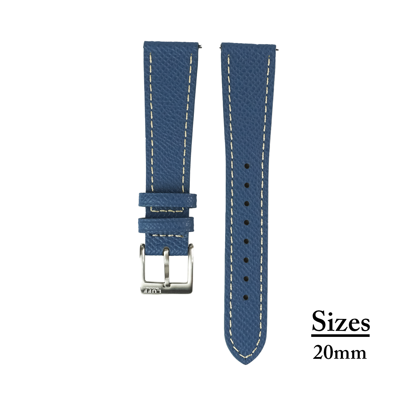 Blue Epsom Leather Strap (6901674606679)