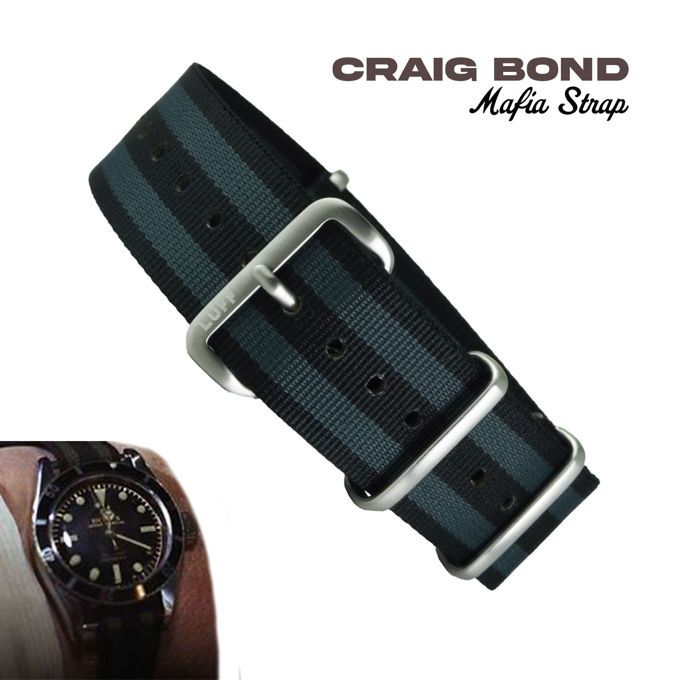 Craig Bond 18mm/20mm - Mafia Strap (4291854073943)