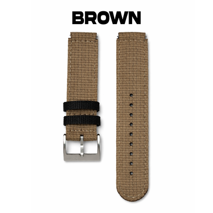 Woven Canvas for Casio Worldtimer 22-18mm