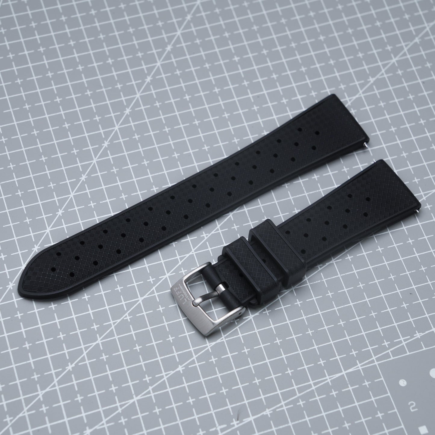 SkinDiver Traditional Tropical FKM Rubber Strap