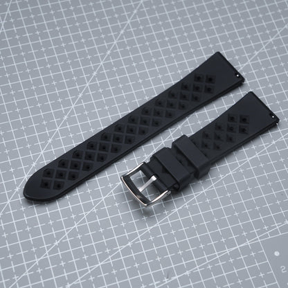 SkinDiver Traditional Tropical FKM Rubber Strap