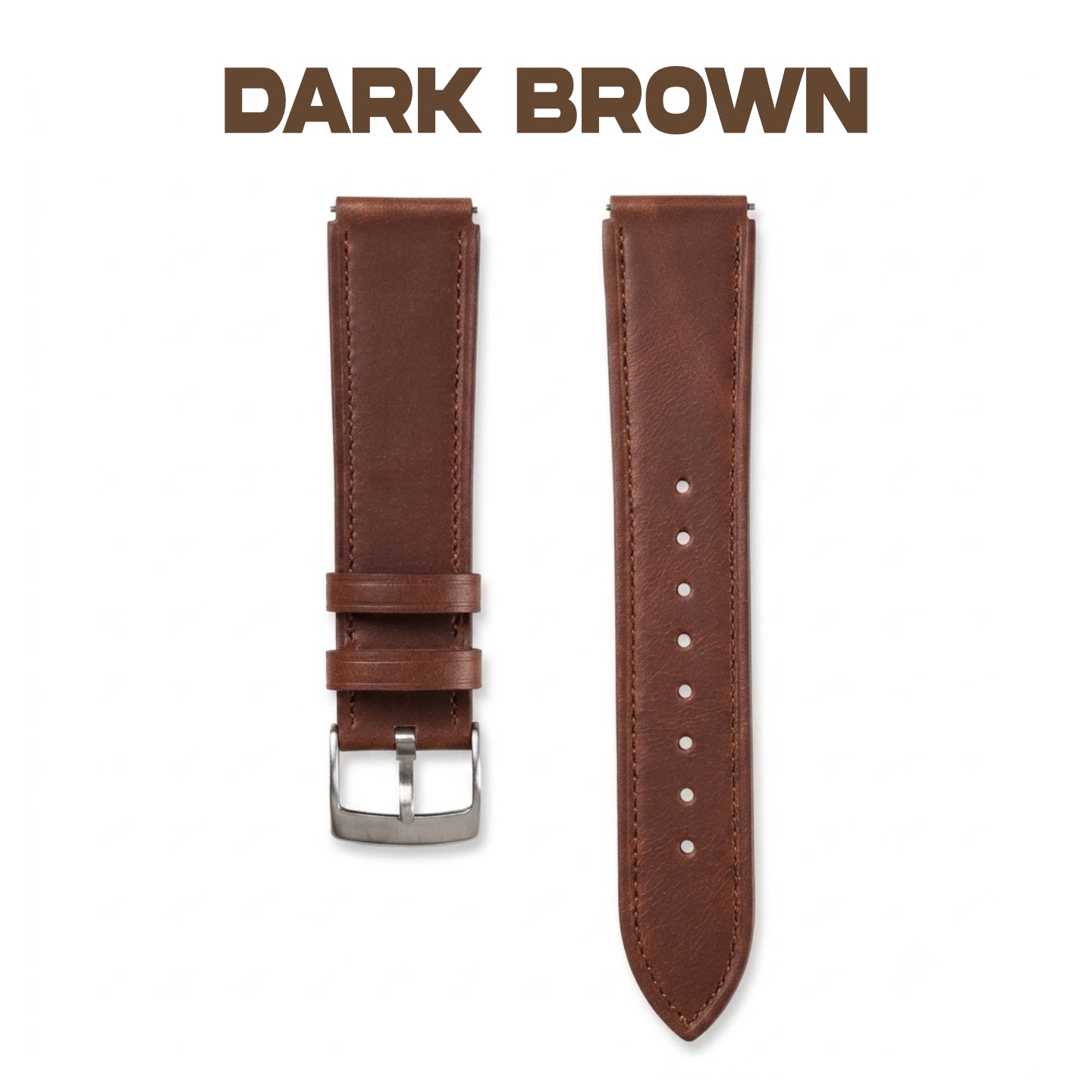 Vintage Leather strap for Casio F-91W, A158 | 20-18mm
