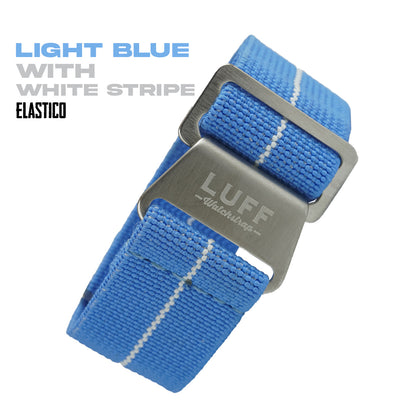 Light blue with white stripes - Elastico (2125430685747)