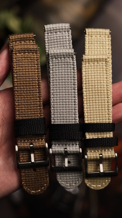 Woven Canvas for Casio F-91w, A159 20-18mm