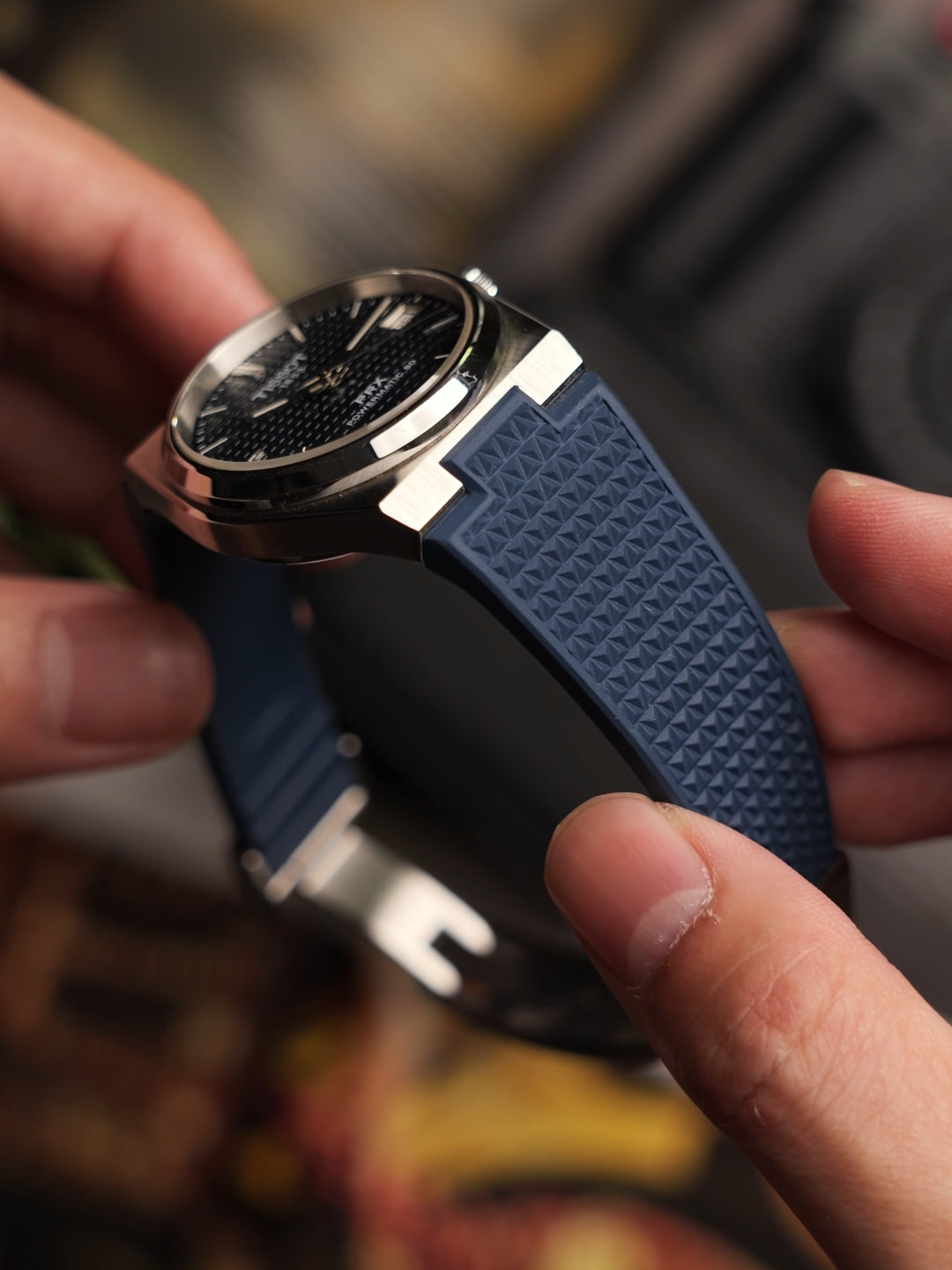 Trinova CTS PRX Tissot FKM Rubber Strap – luffwatchstrap