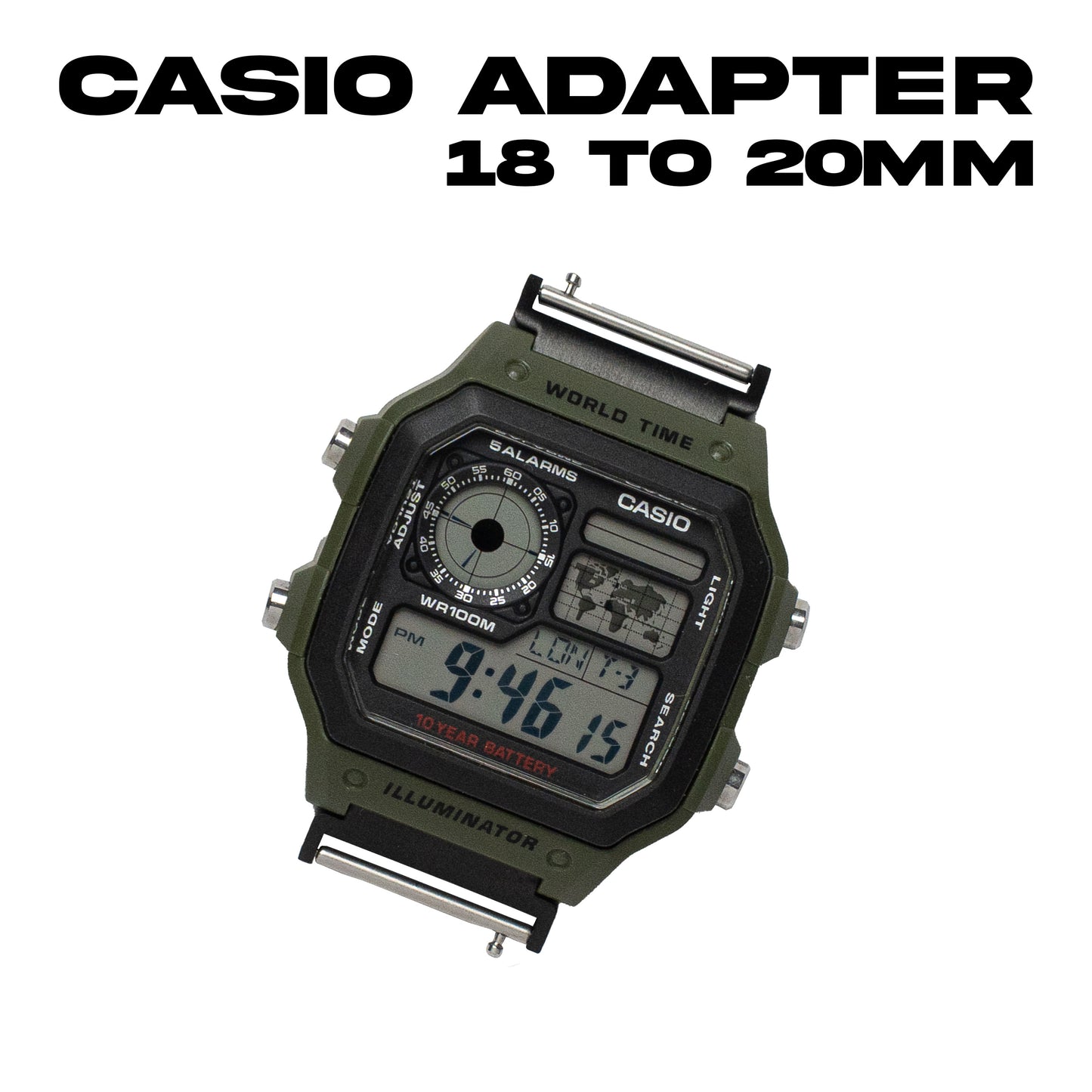 Woven Canvas with Casio AE-1200 Adapter kit