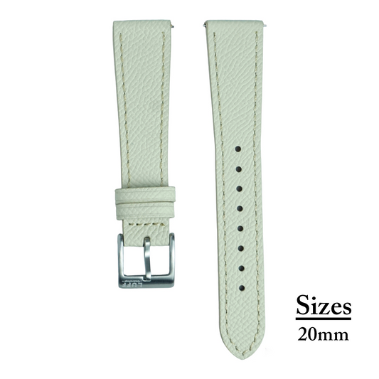 White Epsom Leather Strap (6873843171415)