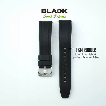 Bevel Edge FKM Rubber Strap (6899869450327)