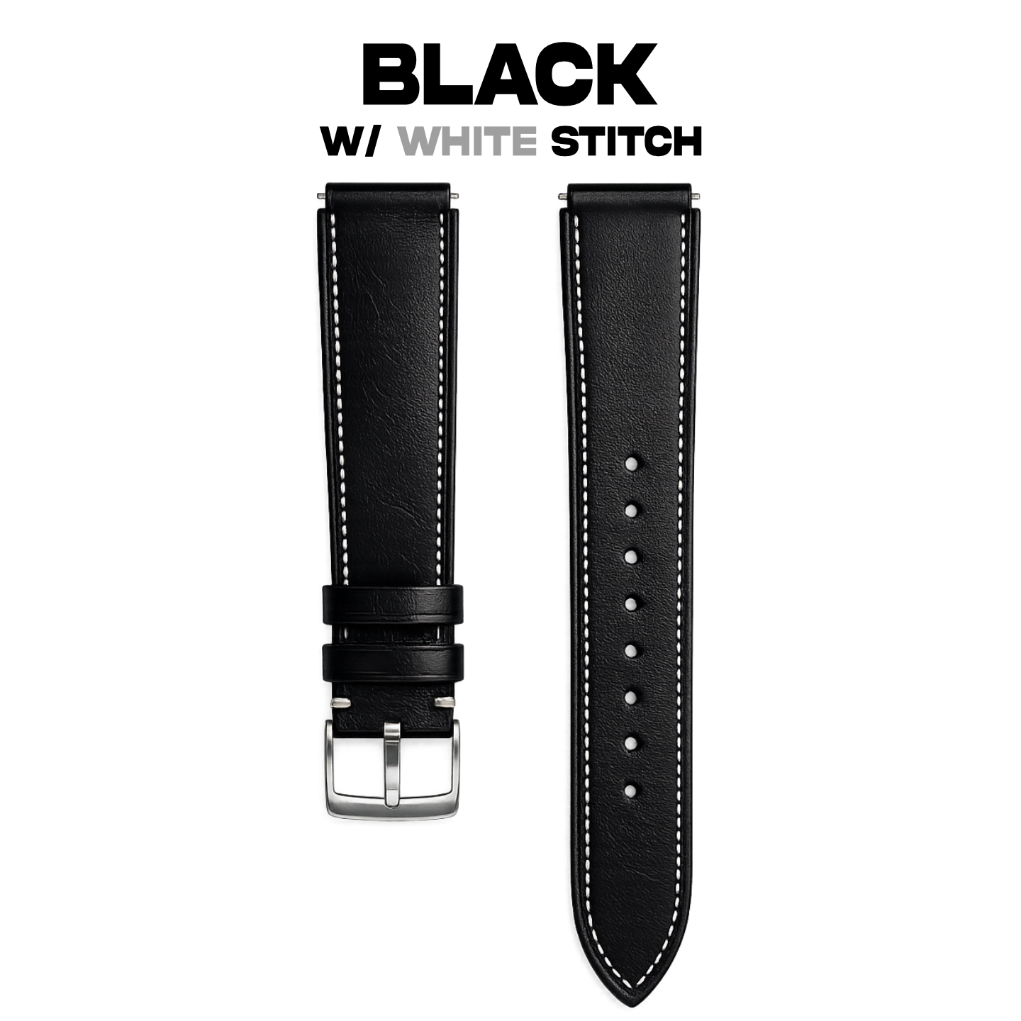 Vintage Leather strap for Casio F-91W, A158 | 20-18mm