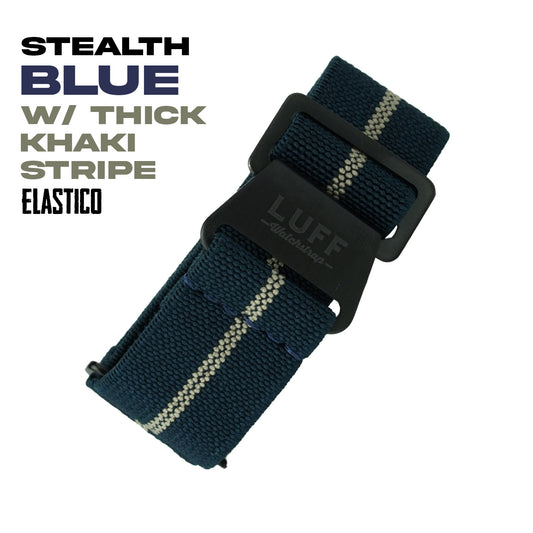 Stealth Series - Blue with Thick Khaki Stripe