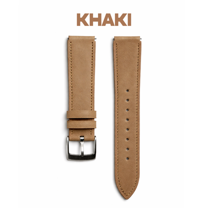 Vintage Leather strap for Casio F-91W, A158 | 20-18mm
