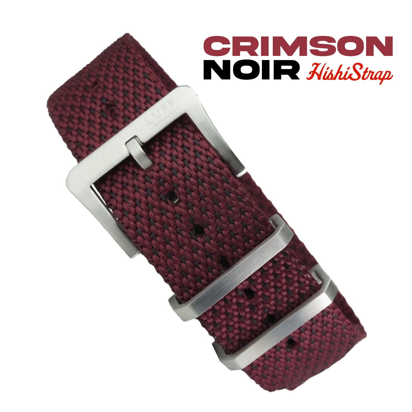 Crimson Noir - HISHI STRAP 20mm (6873495961687)