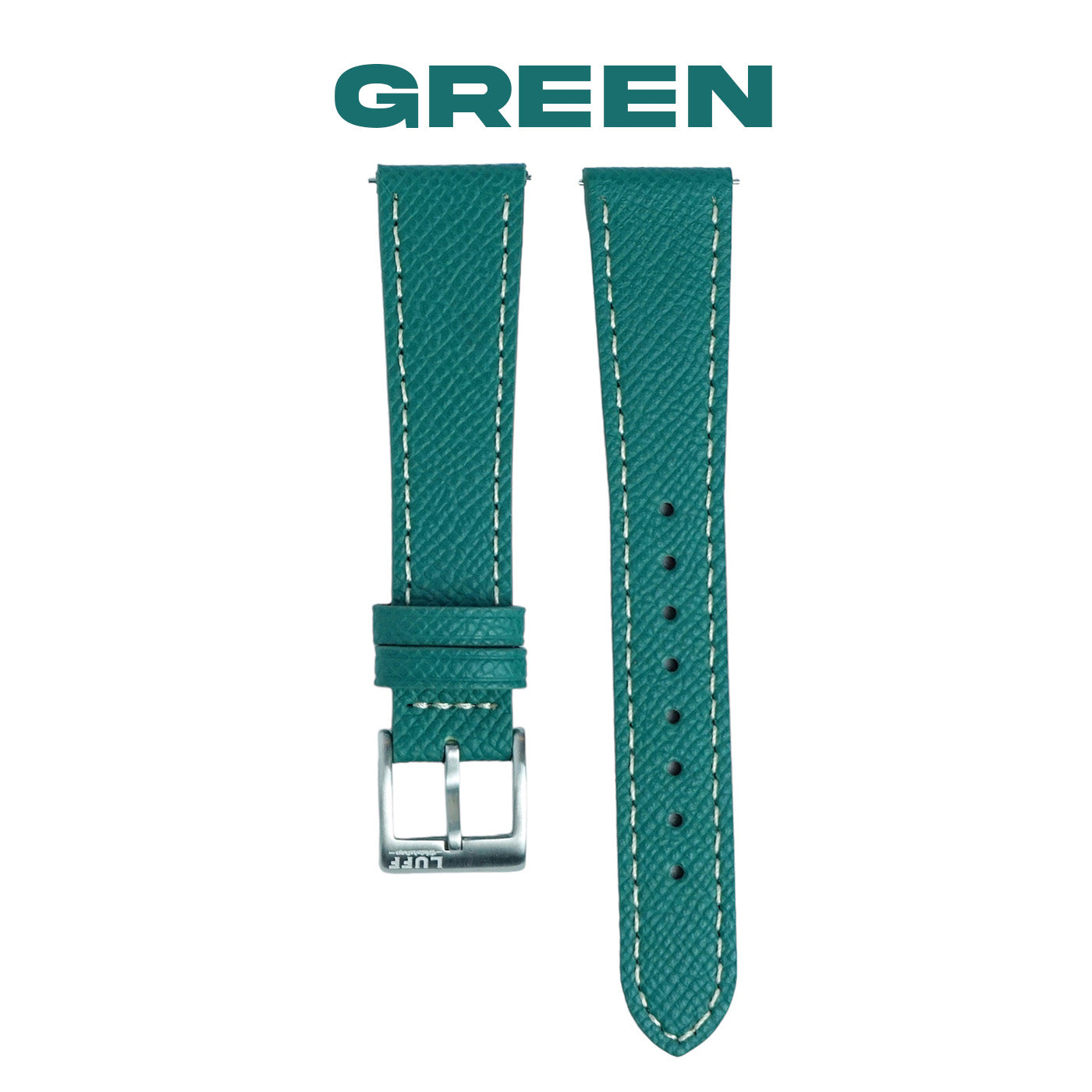 Genuine Italian Epsom Leather Strap