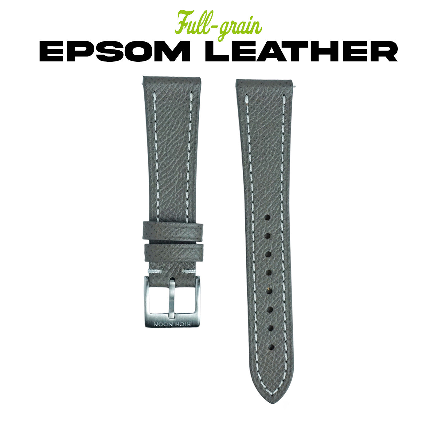 Full Grained Epsom Leather Strap