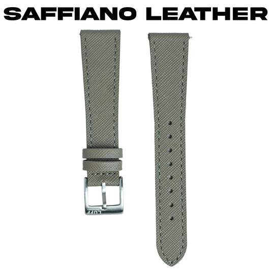 Genuine Italian Saffiano Leather Strap