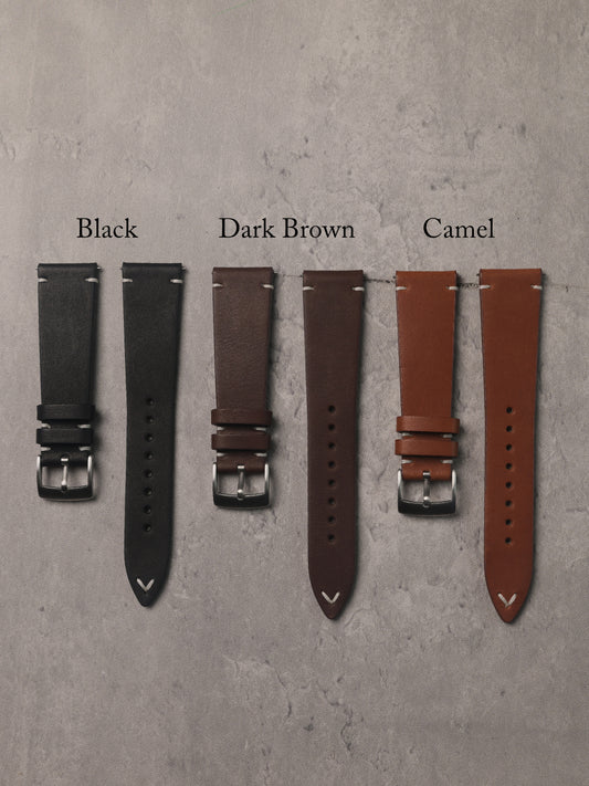 Side stitched Novonappa Leather Strap - Monarch Label