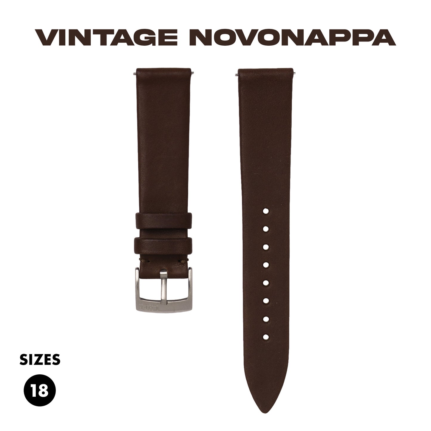 Vintage Novonappa Leather Strap - Monarch Label