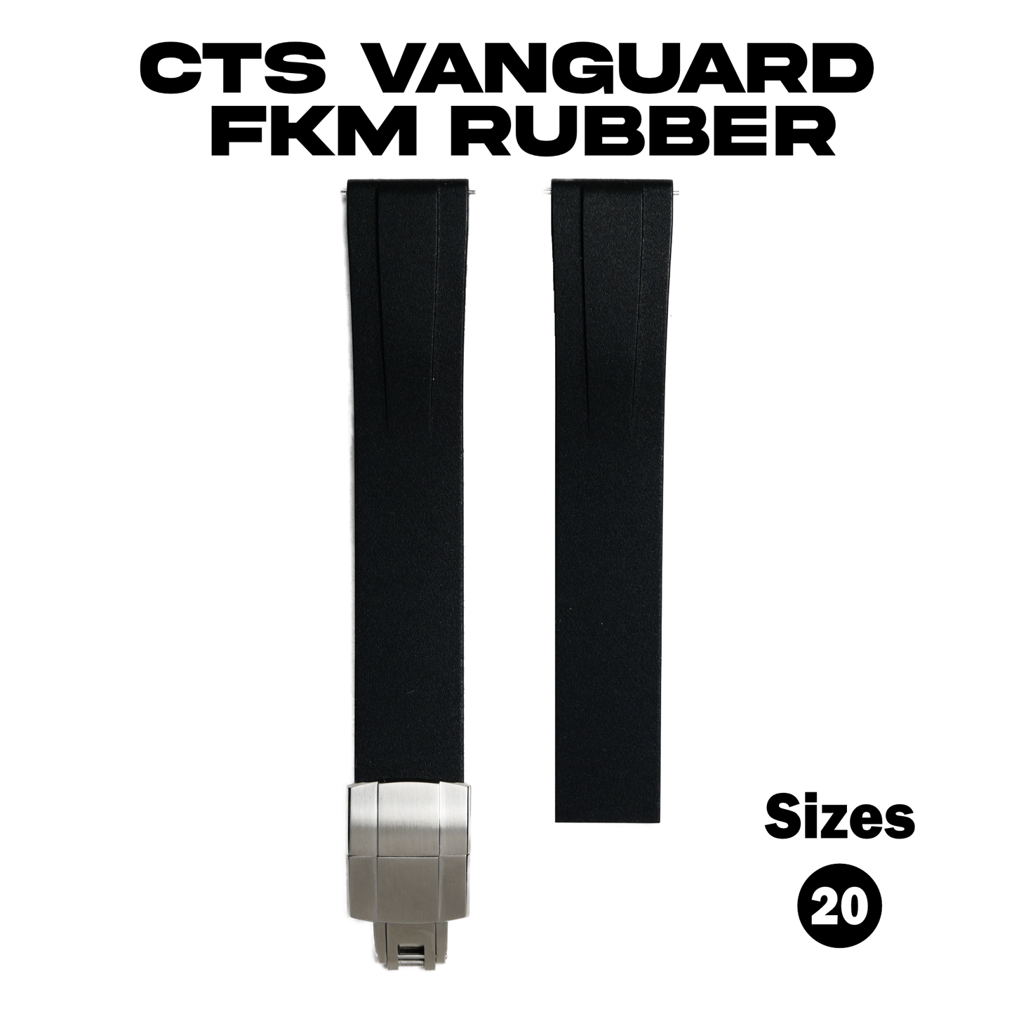 CTS Vanguard FKM Rubber Strap