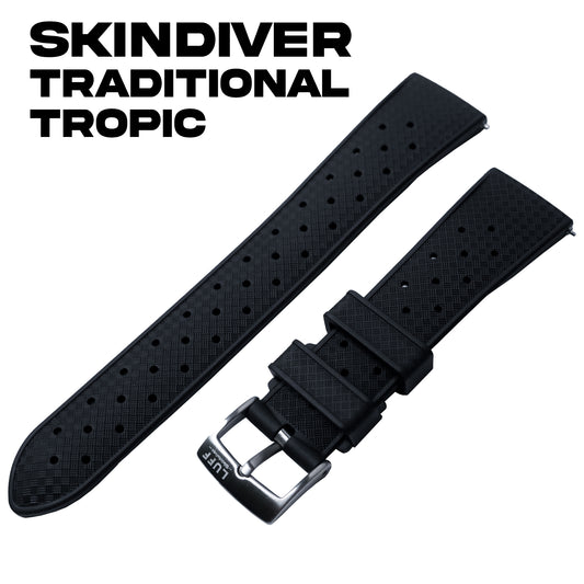 SkinDiver Traditional Tropic FKM Rubber Strap