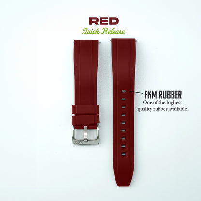 Bevel Edge FKM Rubber Strap (6899869450327)