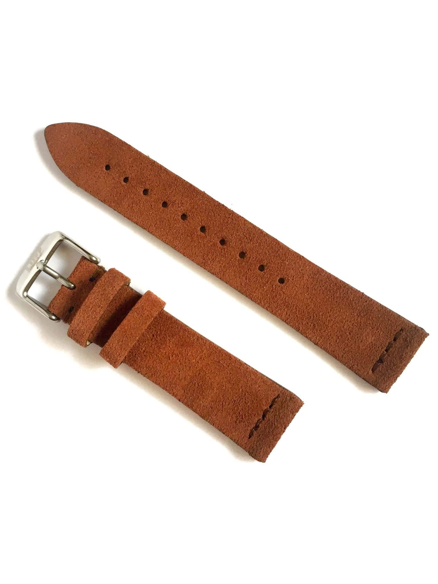 Dark Brown - Suede Leather Strap (1785663488051)